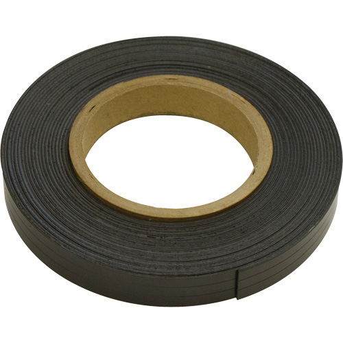 Magnetic Strips, 100' L x 1" W, 1/32" Thickness, Strength of 4 lbs. per Lin. Ft. Superchem Industries