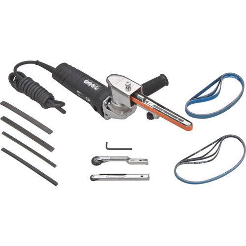 Electric Dynafile&reg; II  Abrasive Belt Machines, 1/8" - 3/4" Superchem Industries