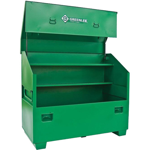 Coffre de chantier, 60" la x 30" p x 48" h, Vert Superchem Industries