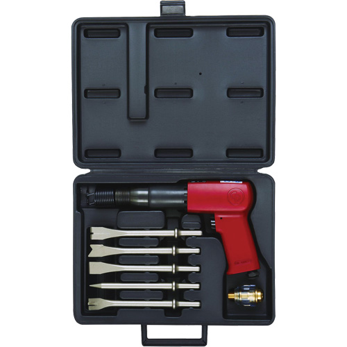 Heavy-Duty Air Hammer Kit, 25 CFM, 1/4", 2300 BPM, 3/4" x 3-1/2" (19 mm x 89 mm) Superchem Industries