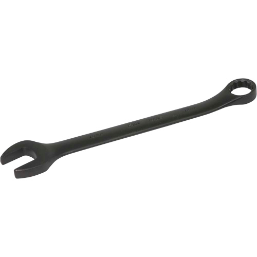 Flat Shank Combination Wrench, 12 Point, 18 mm, Black Oxide Finish Superchem Industries