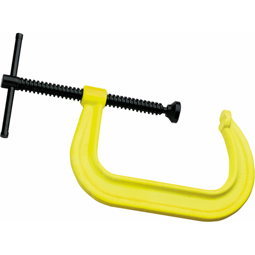 Serre-joint en C de s&eacute;curit&eacute; haute visibilit&eacute;, Capacit&eacute; de , Profondeur de gorge de 6-5/16" (160 mm) Superchem Industries