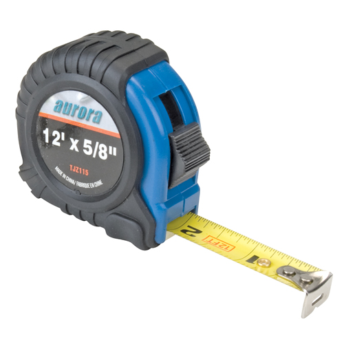 Measuring Tape , 5/8" x 12', in/ft. Graduations Superchem Industries