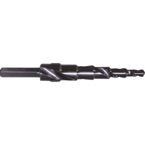 Progressive Step Drill, 3/16" - 7/8" , 1/16" Increments, High Speed Steel Superchem Industries
