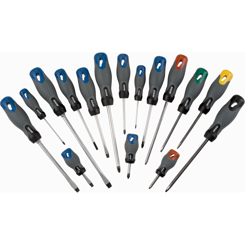 Screwdriver Set, 16 Pcs. Superchem Industries