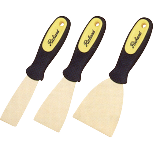 Stiff Wall Scrapers, 2", Brass Blade Superchem Industries