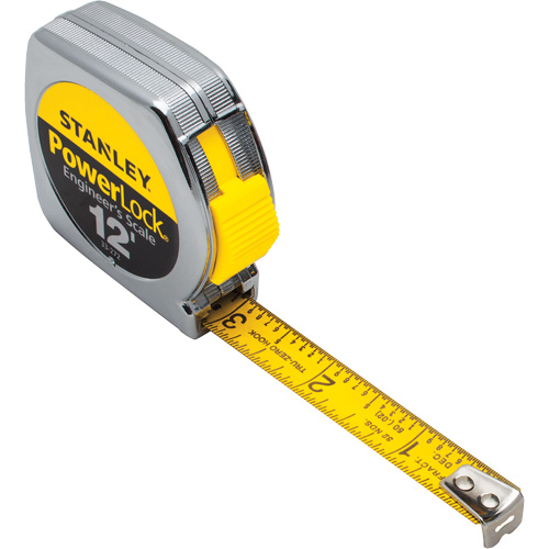 Ruban &agrave; mesurer PowerLock, 1/2" x 12', Marques de goujon Imp&eacute;rial Superchem Industries