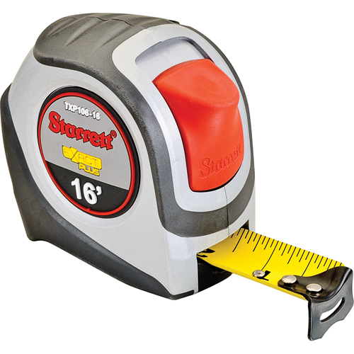 Ruban &agrave; mesurer de poche Exact Plus, 1" x 16', Marques de goujon 1/16" Superchem Industries