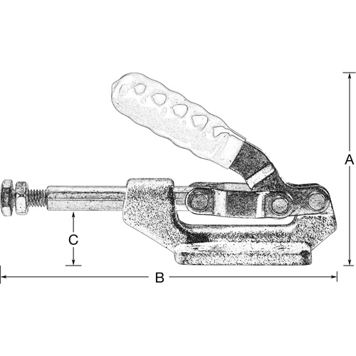 Straight Line Hold Down Clamps, 600 lbs. Clamping Force Superchem Industries