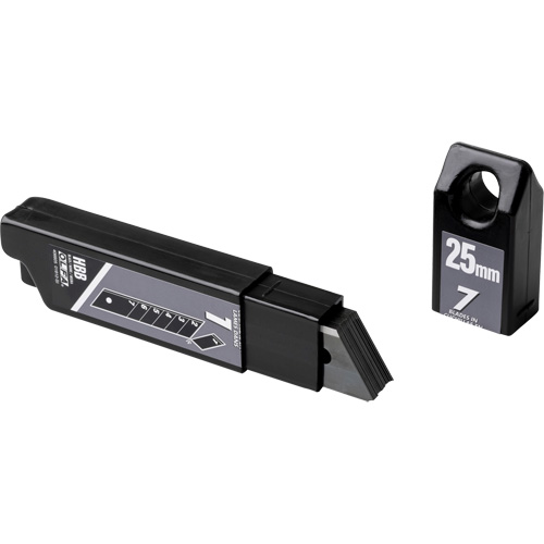 Lames de rechange noires tr&egrave;s aiguis&eacute;es, Style Cassable Superchem Industries