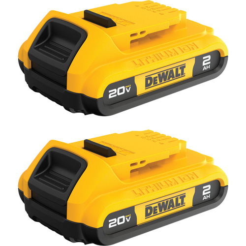 Max* Compact Batteries, Lithium-Ion, 20 V, 2 A Superchem Industries