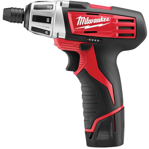 Ensemble perceuse/tournevis sous-compact sans fil, 1/4", 12 V, 150 lb-po couple max., Lithium-ion bloc-pile Superchem Industries