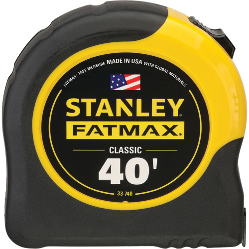 FatMax&reg; Tape Measure with BladeArmour&reg; Coating, 1-1/4" x 40', Imperial Graduations Superchem Industries