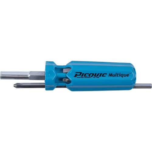Multique Multi-Bit Screwdrivers, 2-1/2" L Superchem Industries