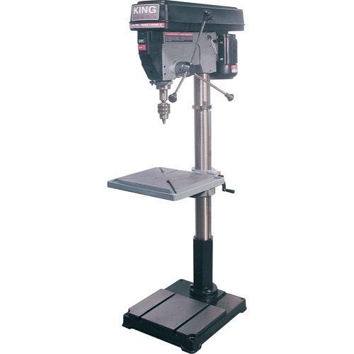 Perceuses &agrave; colonne de plancher, 22", Mandrin 3/4", 4200 tr/min Superchem Industries