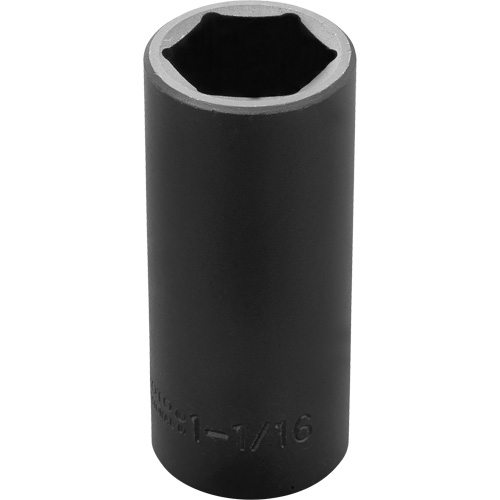 Socket, Impact, 1-1/16", 1/2" Drive, 6 Points, Deep Superchem Industries