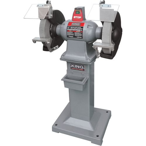 Heavy-Duty Bench Grinder With Floor Stand Superchem Industries