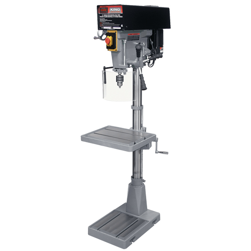 Perceuses &agrave; colonne de plancher, 15", Mandrin 5/8", 5000 tr/min Superchem Industries