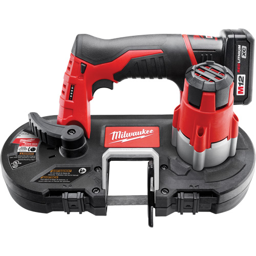 M12 Cordless Sub-Compact Band Saw Kit, 12 V, 1-5/8" Capacity Superchem Industries