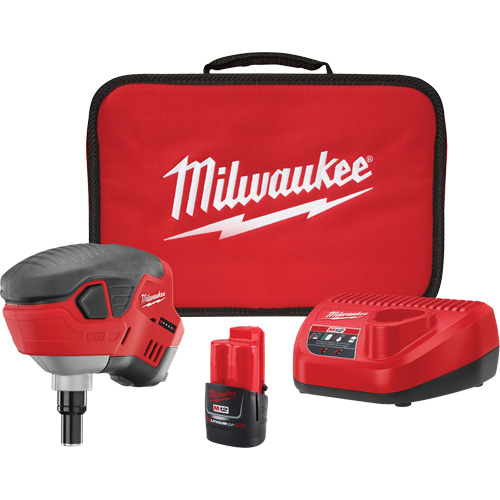 M12 Cordless Palm Nailer Kit, 12 V, Lithium-Ion Superchem Industries