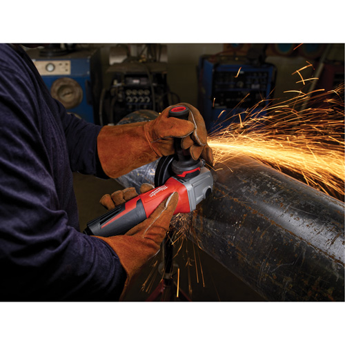 Small Paddle No-Lock Angle Grinder, 6", 120 V, 13 A, 9000 RPM Superchem Industries