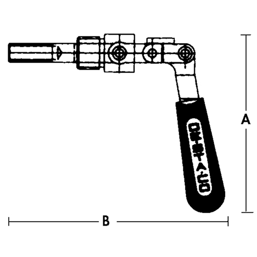 Straight Line Clamps - 601 Series, 5/8" (15.875 mm) Capacity, 100 lbs. Clamping Force Superchem Industries