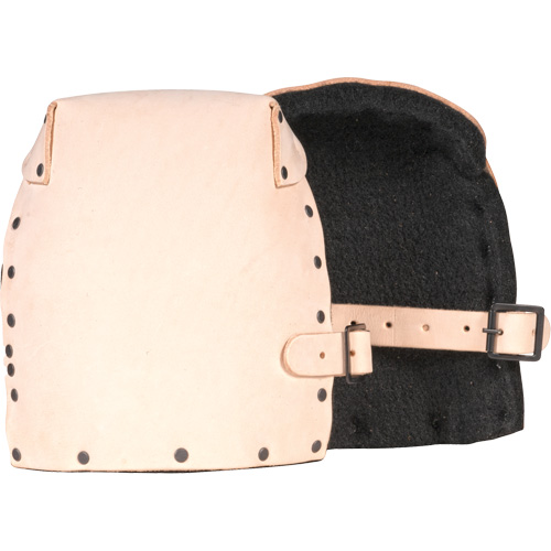 Hard Shell Knee Pads, Buckle Style, Leather Caps, Foam Pads Superchem Industries