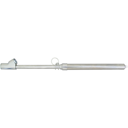 Manom&egrave;tres pour roues jumel&eacute;es- Manometres pour pneus a buse jumelee droite (Tige en nylon) Superchem Industries