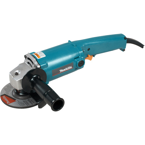 Angle Grinder with Two-Stage AC/DC Safety Trigger Switch, 5", 120 V, 10 A, 12000 RPM Superchem Industries