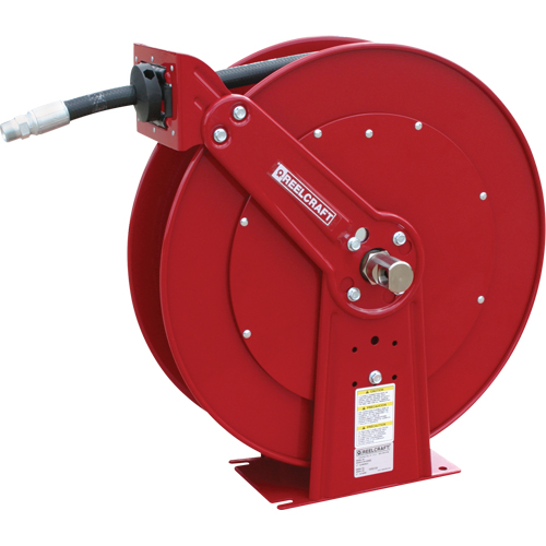Hose Reels, Greases, 1/2" x 75', Single Hose, 2000 PSI Superchem Industries