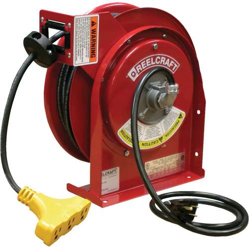 Cord Reels, 45', SJEOOW, 12 Gauge, 15 A Superchem Industries
