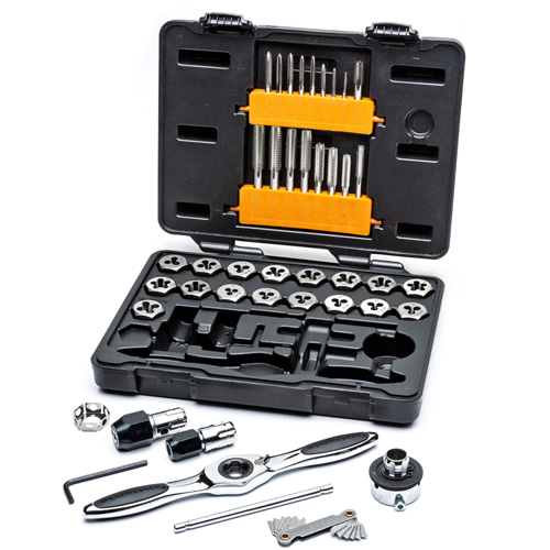 SAE Ratcheting Tap & Die Set, 42 Pieces Superchem Industries