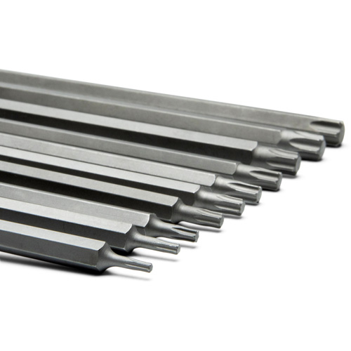 Long Bit Socket Set, Torx&reg;, 1/4"/3/8" Drive, 10 Pcs Superchem Industries