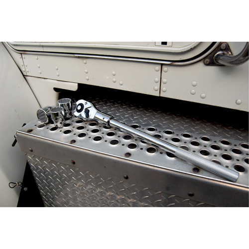 24-Tooth Quick Release Teardrop Ratchet, 3/4" Drive, Plain Handle Superchem Industries