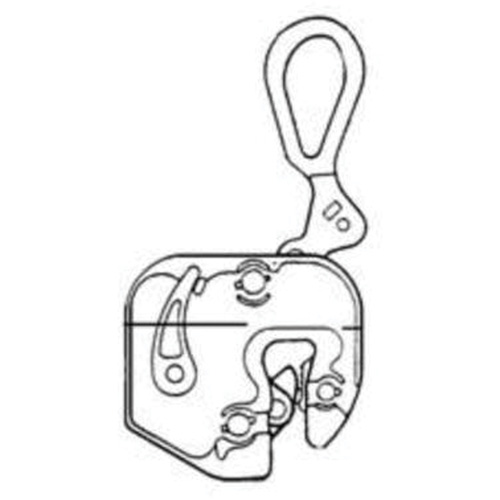 GXL Plate Clamp, 4000 lbs. (2 tons), 1/16" - 7/8" Jaw Opening Superchem Industries