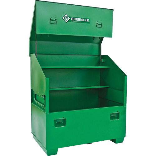 Jobsite Chest, 36" W x 30" D x 48" H, Green Superchem Industries