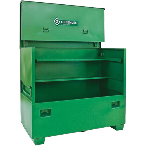 Coffre de chantier, 60" la x 30" p x 48" h, Vert Superchem Industries