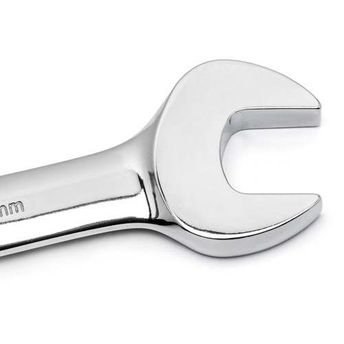 72-Tooth Ratcheting Combination Wrench, 12 Point, 30 mm, Chrome/Polished Finish Superchem Industries