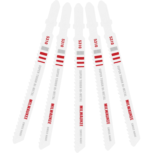 Jigsaw Blade, Bi-Metal, T-Shank, 4" L, 10 TPI Superchem Industries