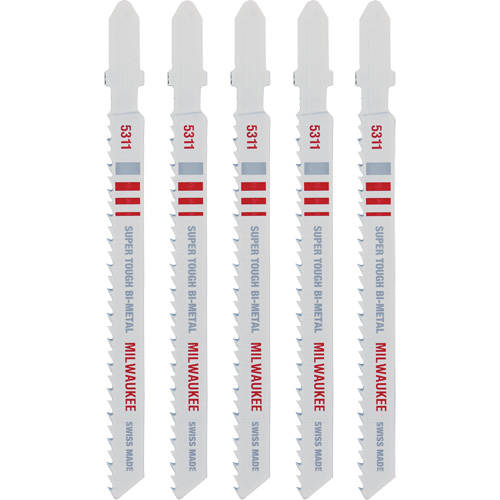 Jigsaw Blade, Bi-Metal, T-Shank, 4" L, 10 TPI Superchem Industries