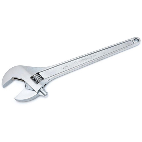 Adjustable Tapered Handle Wrench - Carded, 18" L, 2-1/16"/53 mm Max Width, Chrome/Polished Superchem Industries