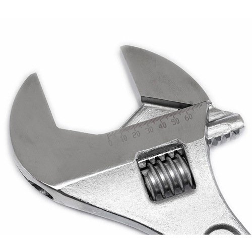 Adjustable Tapered Handle Wrench - Carded, 24" L, 2-7/16"/62 mm Max Width, Chrome/Polished Superchem Industries