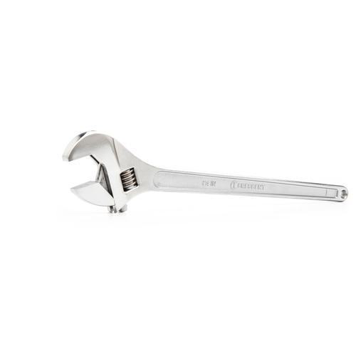 Adjustable Tapered Handle Wrench - Carded, 24" L, 2-7/16"/62 mm Max Width, Chrome/Polished Superchem Industries