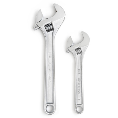 Wrench Set, Adjustable, 2 Pieces, Imperial and Metric Superchem Industries