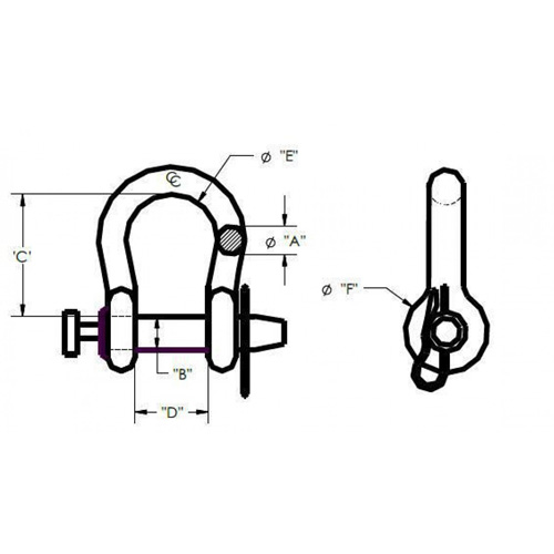 Straight Long Body Clevis Pin Superchem Industries