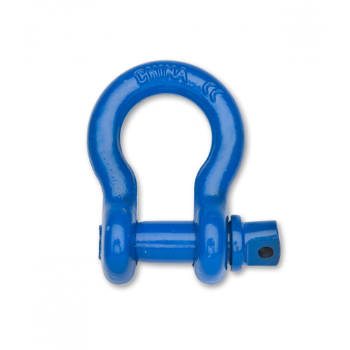 Farm Clevis Anchor Shackle, 3/8", Screw Pin, Coated Superchem Industries