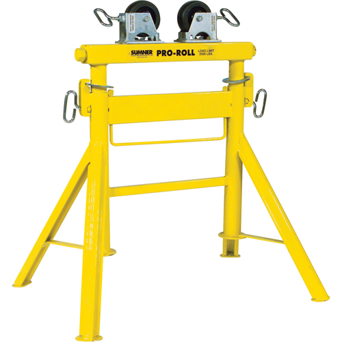 Pro Roll Pipe Stand, 1000 lbs. Load Capacity, 36" Pipe Capacity Superchem Industries