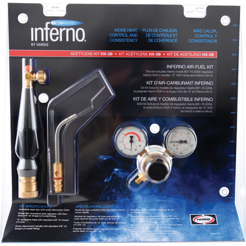 Trousses &agrave; oxyg&egrave;ne/ac&eacute;tyl&egrave;ne Inferno de Harris Superchem Industries