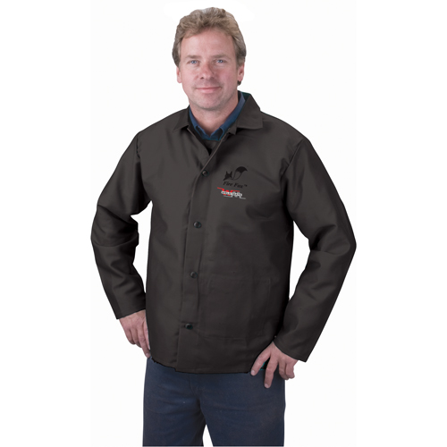 Veste ignifug&eacute;e, Coton, 4T-Grand, Noir Superchem Industries