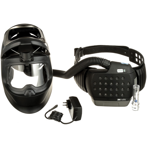 Adflo Powered Air Purifying Respirator, Welding Helmet, Lithium-Ion Battery Superchem Industries